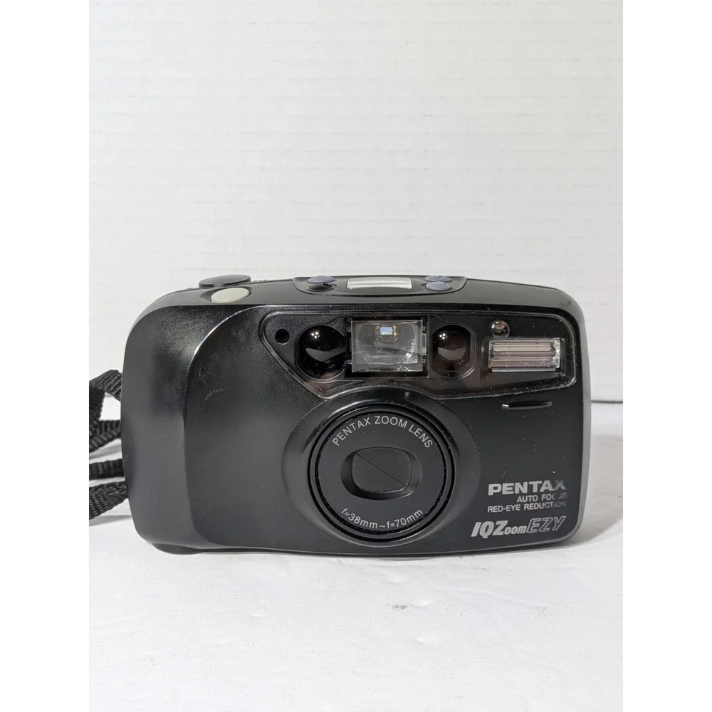 Pentax IQZoom EZY 35mm Film Point and Shoot Camera Tested Exc.